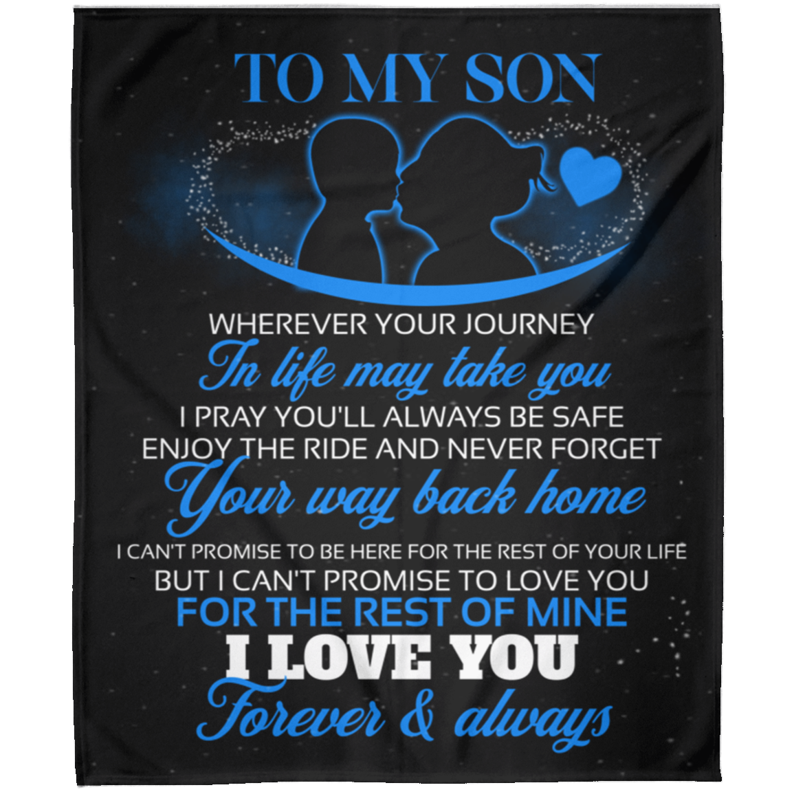 To My Son | FLM Arctic Fleece Blanket 50x60