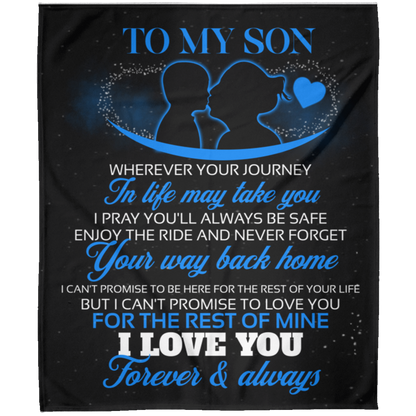 To My Son | FLM Arctic Fleece Blanket 50x60