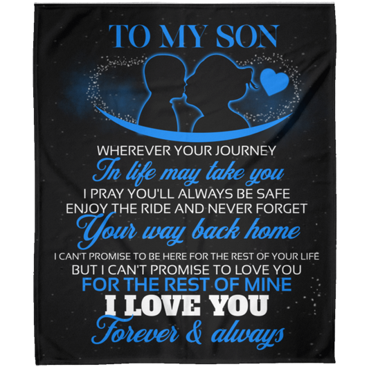 To My Son | FLM Arctic Fleece Blanket 50x60