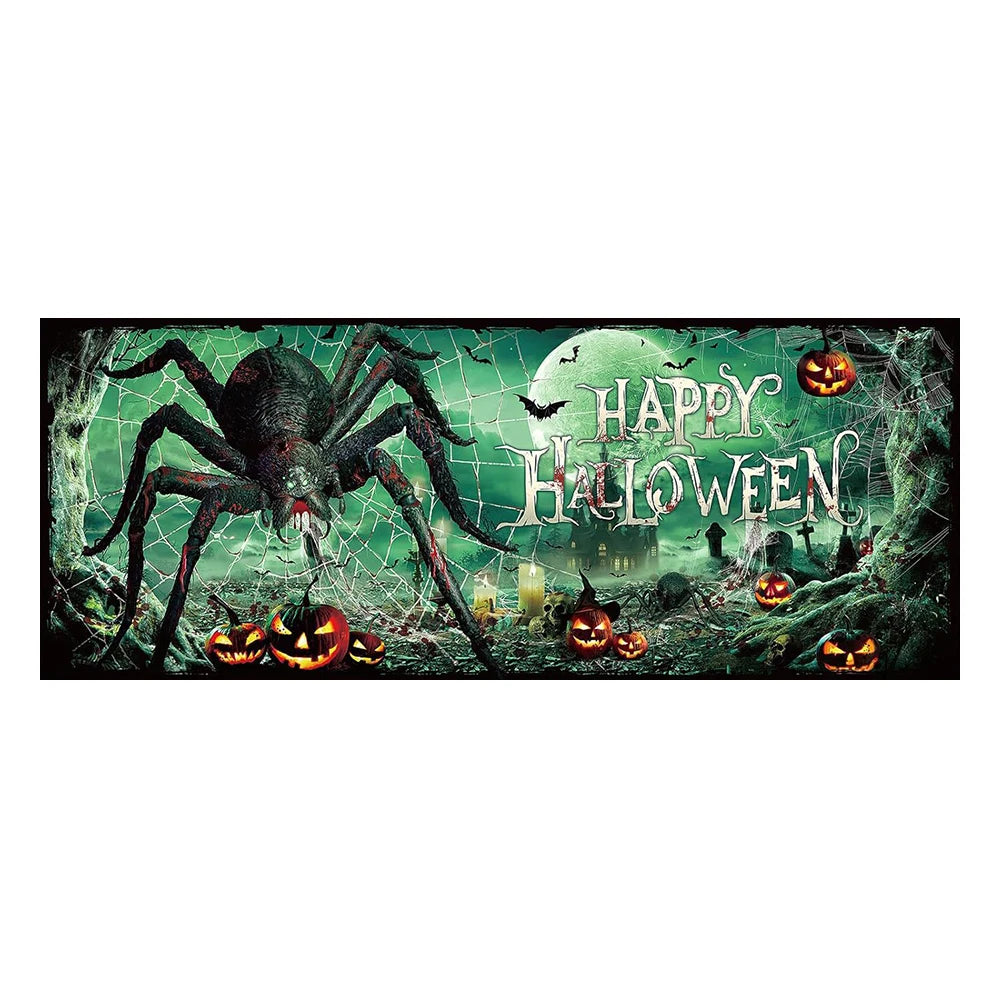 Spooky Garage Door Banner